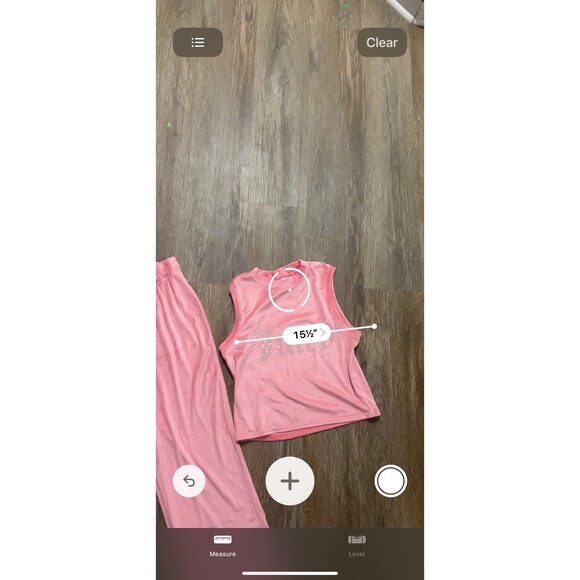 Juicy Couture Sleepwear Pink Tank Top 2 Piece Pajama Set Size L Exc Condition - Picture 11 of 16